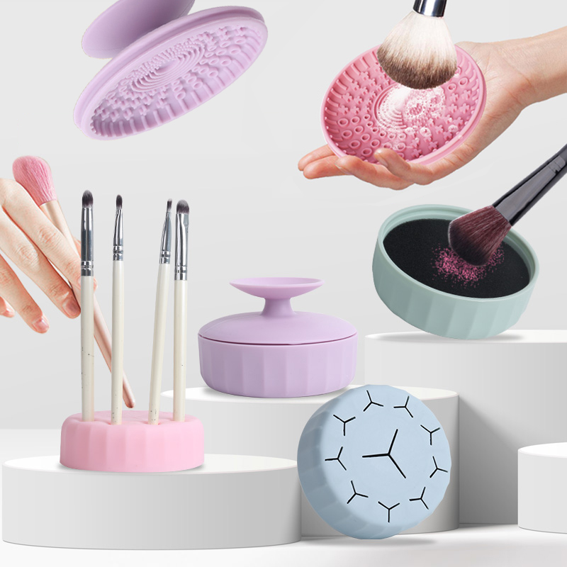 Custom Silicone Makeup Brush Storage Wash Box