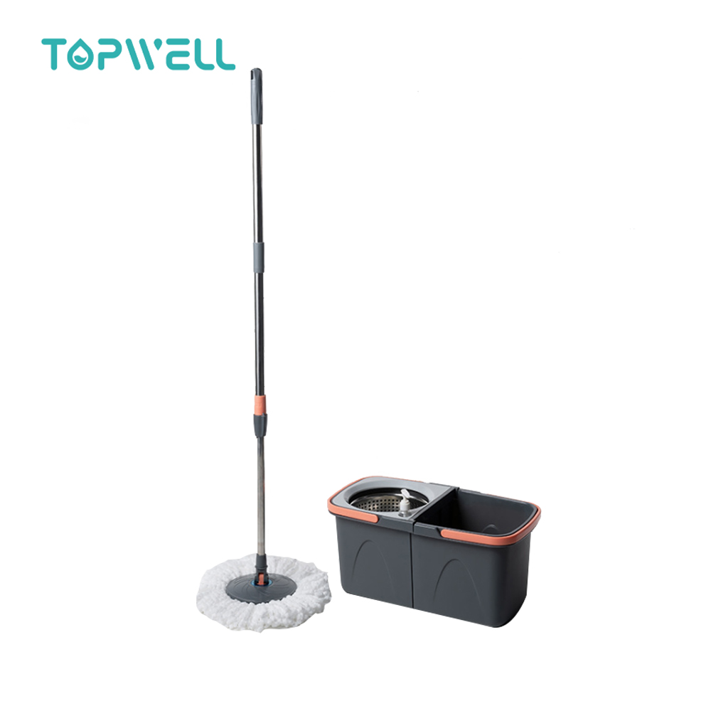 Household Double Drive Microfiber 360 Spin Mop