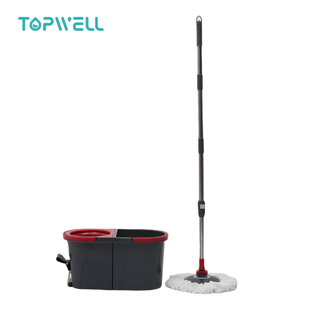 Household Floor Cleaning Microfiber 360 Spin Mop With Pedal