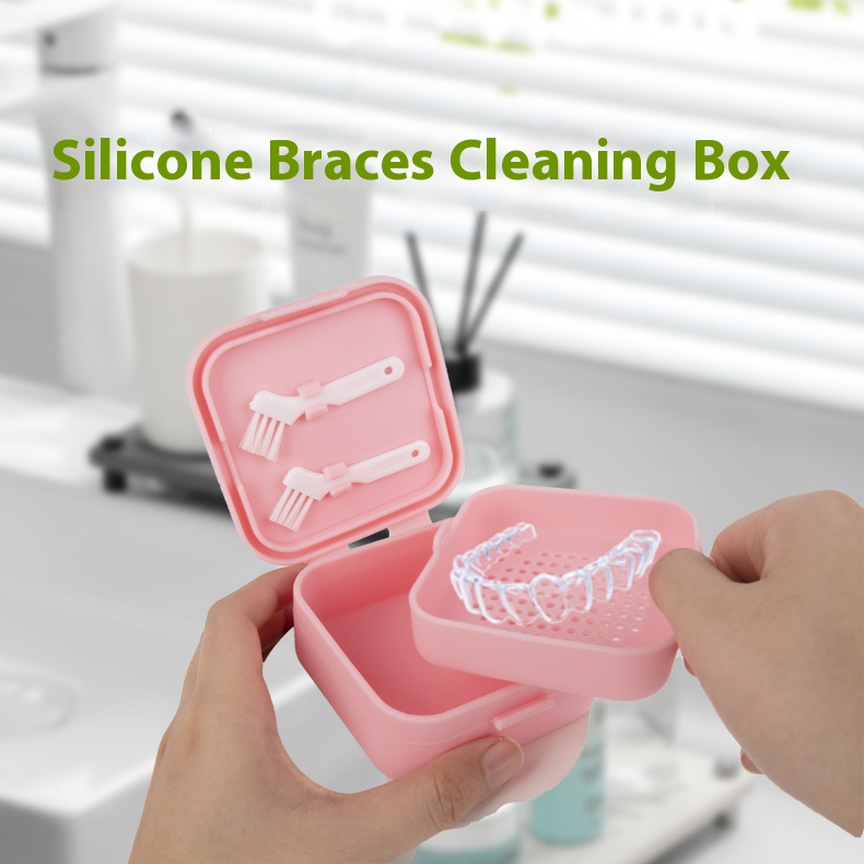 Silicone Retainer Cleaning Case: Ideal for Protecting Oral Health