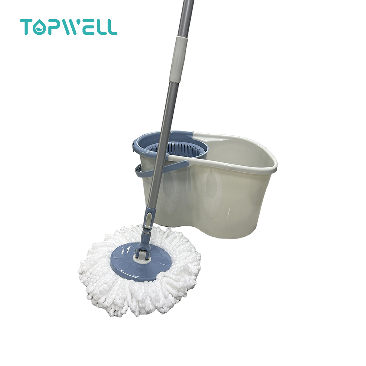 TOPWELL Spin Mop With Bucket